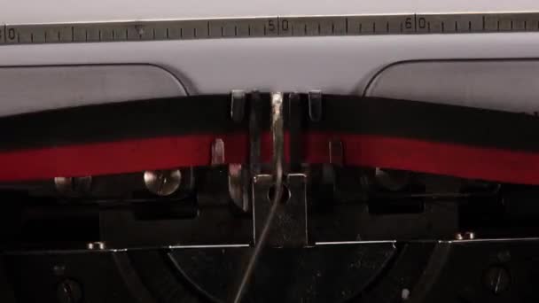 タイプライターに関する小説 高品質の4K映像 — ストック動画