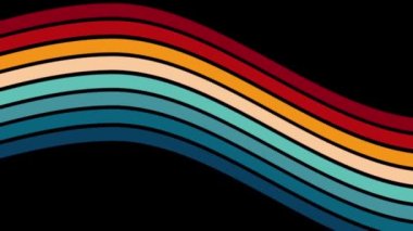 Klasik Çizgili Arka plan, İlmek Örnekleri, 1970 'lerden kalma Retro Renkler, 70' ler, 80 'ler, 90' lar. 70 'lerin modası geçmiş klasik çizgili arka plan görüntüleri. 80 'li yılların hareketli tasarımı, dikişsiz döngü