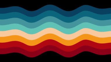 Klasik Çizgili Arka plan, İlmek Örnekleri, 1970 'lerden kalma Retro Renkler, 70' ler, 80 'ler, 90' lar. 70 'lerin modası geçmiş klasik çizgili arka plan görüntüleri. 80 'li yılların hareketli tasarımı, dikişsiz döngü