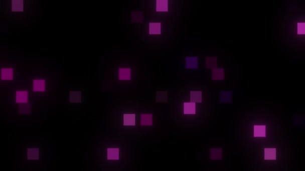Пиксели Рассеиваются Растворяются Скоростная Безморская Рычажка Розовый Абстрактный Случайный Пиксельный — стоковое видео