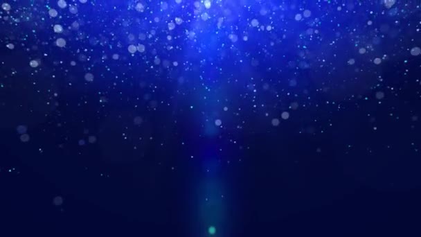 Holiday Abstract Cor Brilhante Elemento Design Azul Parabéns Fundo Brilhante — Vídeo de Stock