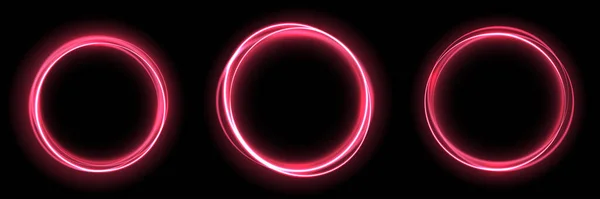 Hellroter Wirbel Kurvenlichteffekt Der Purpletwirl Linie Leuchtender Purpletwirl Kreis Light — Stockvektor