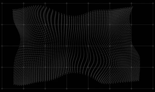 Fui Gui Vector Landscan Grid Абстрактный Футуристический Фон Sci Tech — стоковый вектор