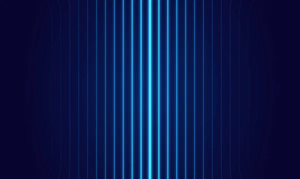 Digitala Geometriska Element Abstrakt Vektor Bakgrund Mörkblå Bakgrund Moderna Linje — Stock vektor