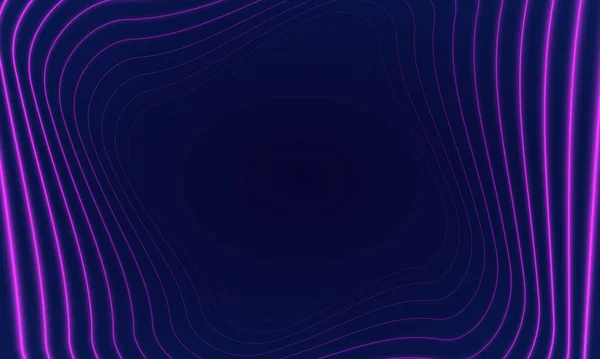 Éléments Géométriques Numériques Fond Vectoriel Abstrait Fond Bleu Foncé Lignes — Image vectorielle
