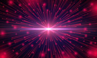 Mavi neon ışıklarının hiperuzay soyut vektör arkaplanı hiper hız hareketi. Hiper uzay yolculuğunun yıldız warp tüneli parlayan tepe çizgileri, lazer ışınları, parlak parıltılar ve parıltılarla atlıyor. Hiper hız arka planı. Hiper hız hiperuzay yıldız yolculuğu.