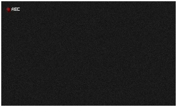 Retro Cctv Vhs Видео Текстура Белого Шумового Фона Красным Индикатором — стоковый вектор