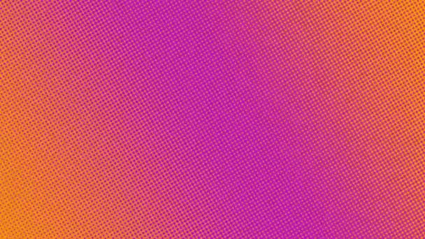 Gładka Zaokrąglona Pętla Graniczna Checkered Halftone Pattern Red Blue Abstract — Wideo stockowe
