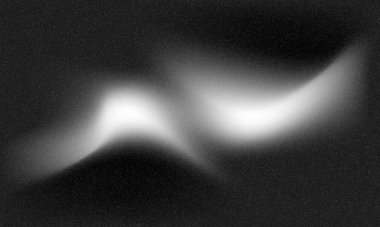 Beyaz gürültü, siyah noktalı tahıl dokusu, soyut noktalı kum etkisi, noktalardan gradyan. Vektör çizimi. Şeffaf arkaplanda kumlu desen. Monokrom ses yarım ton.