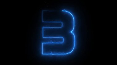 Neon ışıkları hareket döngüleri geri sayım 1-10 hareket çizimleri ve güzel ışıklar arka planda doğrusal lamba. Güzel soyut basamaklar ışığı. Siberpunk tarzı tasarım. Renkler parçacık ile ışık efekti.