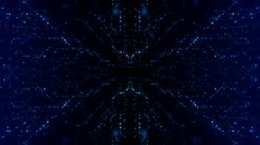 Devre tahtasında ve işlemci döngüsünde dijital veri hareket ediyor. Bilgisayar işleme ve düzenleme verileri. Soyut yüksek teknoloji yapay zeka (AI), veri madenciliği, modern bilgisayar teknolojisi yüzeyi