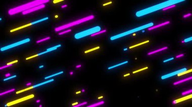 Kıvrımlı dalgaların aktığı canlı kırmızı eğimli hareket arkaplanı. Kusursuz video animasyonu. 4K görüntüler. 4k ışık sızıntısı ve lens fişekleri. Üst üste koy. Yavaş video geçişi. Gradyan arkaplan. 