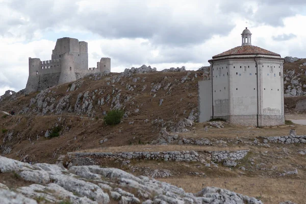 Rocca Calascio Dans Les Abruzzes Italie — Photo