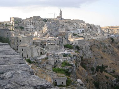 Basilicata, İtalya 'da Sassi di Matera