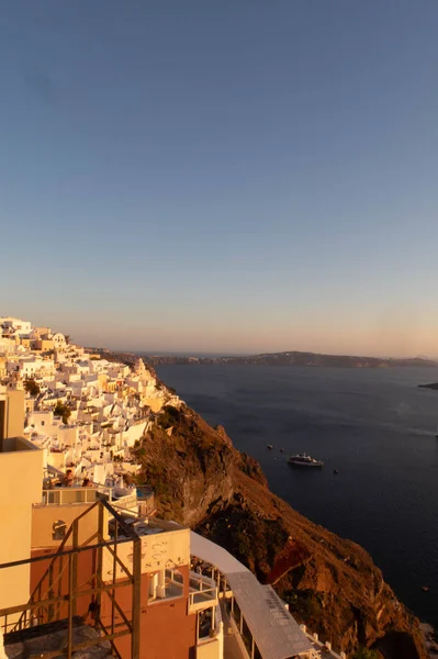 Pohled Santorini Řecku — Stock fotografie