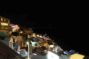 Yunanistan 'da Santorini manzarası