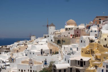 Yunanistan 'da Santorini manzarası