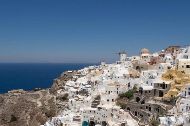 Yunanistan 'da Santorini manzarası