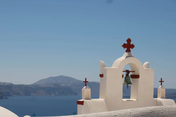 Blick Auf Santorin Griechenland — Stockfoto