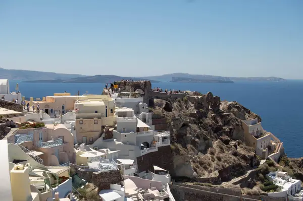 Uitzicht Santorini Griekenland — Stockfoto