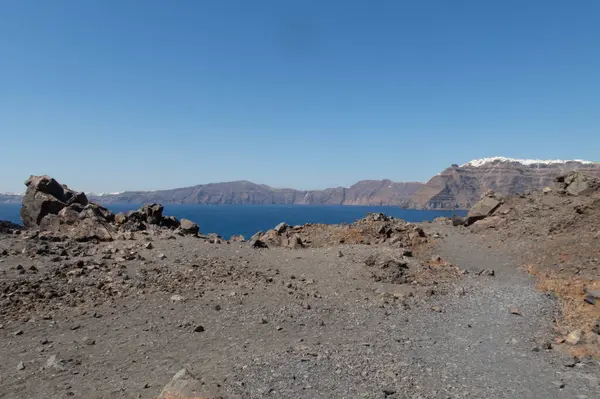 Yunanistan 'da Santorini manzarası