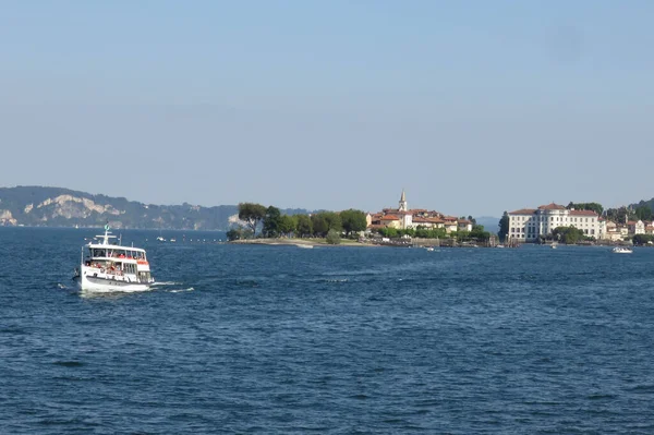 Lake Maggiore Sett Utifrån Båt — Stockfoto