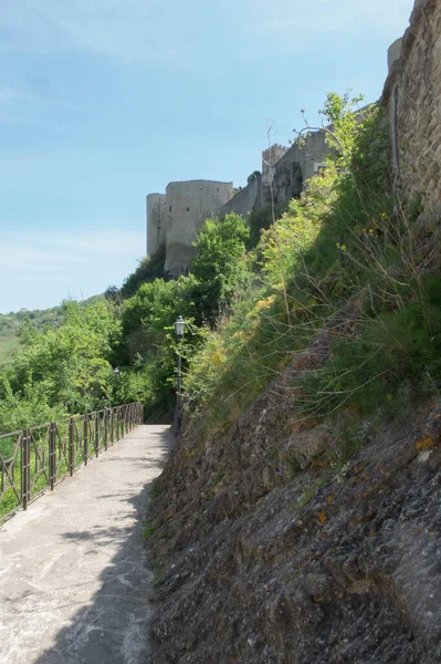 Fortaleza Abruzzo Tiro Durante Dia — Fotografia de Stock