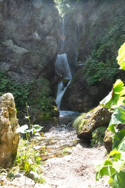 Wasserfall Von Rio Arno Prati Tivo — Stockfoto