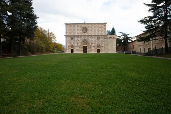 Igreja Collemaggio Aquila Abruzzo — Fotografia de Stock