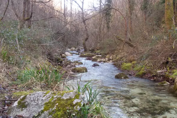 Abruzzo İtalya 'daki Orfento Vadisi
