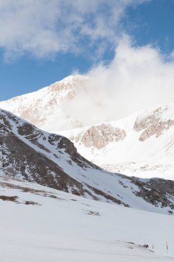 Abruzzo 'daki Gran Sasso Dağı