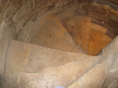 Castel del Monte antik binası güneşli bir günde çekildi