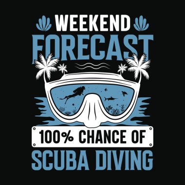 Scuba Dalış tasarımı, t-shirt, vektör, poster tasarımı - Scuba Dalış% 100 şans