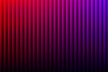 A modern abstract background featuring vertical lines with a vibrant gradient of red, purple, and blue. Perfect for adding a touch of color to any design project.