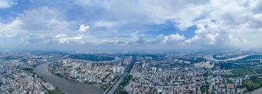 ho chi minh City, vietnam havadan görünümü