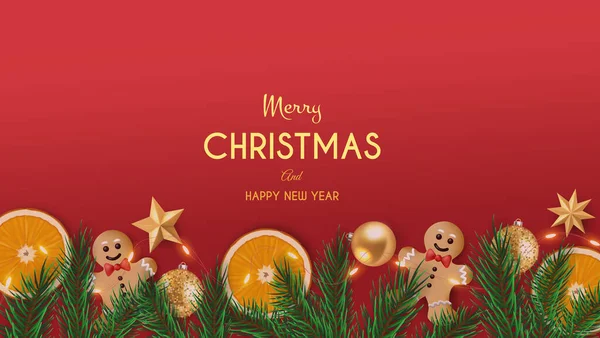 Christmas Card Christmas Tree Toys Vector Graphics