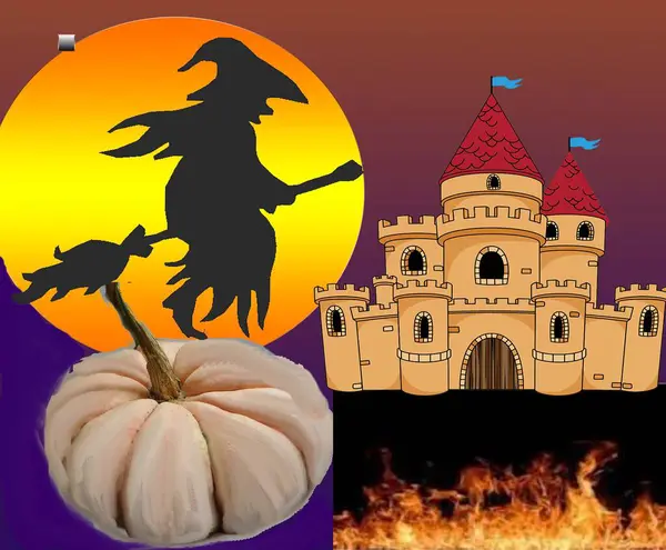 Cadılar Bayramı. Fantezi. Çocuklarda korku. eğlenceli