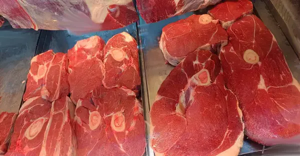 Lezzetli yemek kemiklerinin yakın görüntüsü