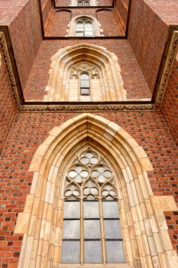 Polonya 'nın Wroclaw şehrinde Vaftizci Aziz John Katedrali. Yüksek kalite fotoğraf