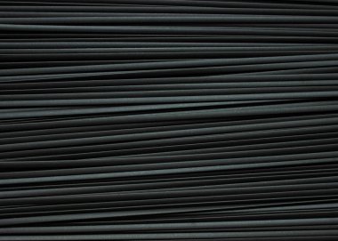 Siyah spagetti makarnasının tek renkli arka planı