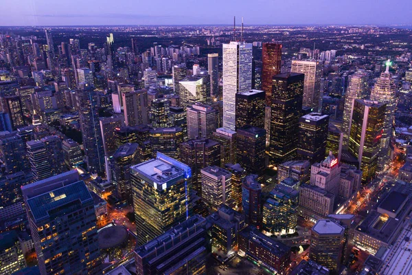 Toronto Canada Oktober 2019 Uitzicht Het Centrum Van Toronto Tijdens — Stockfoto