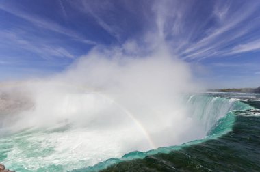 Niagara Falls adlı yaz zaman Kanada tarafında görüntülemek
