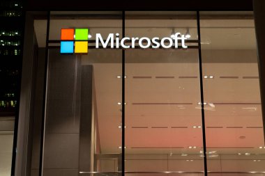 Toronto, ON, Kanada - 30 Ağustos 2023: Microsoft Şirketi 'nin logosu