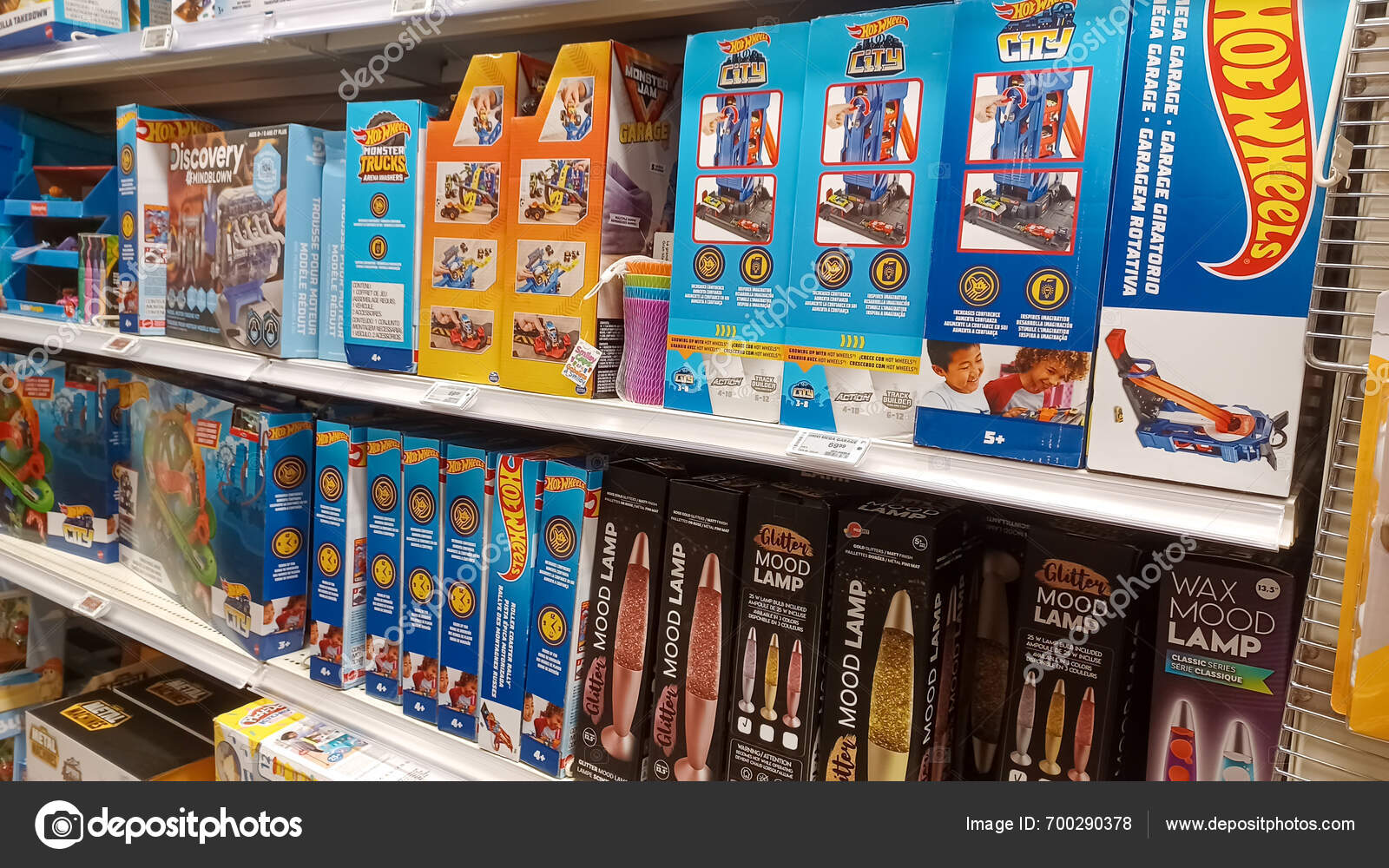 Toronto Canada February 2024 View Shelves Toys Canadian Tire Store