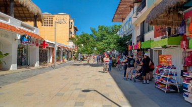 Playa del Carmen, Riviera Maya, Meksika - 15 Kasım 2023: Playa del Carmen 'deki 5.