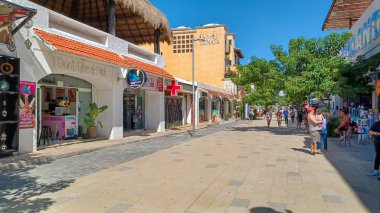 Playa del Carmen, Riviera Maya, Meksika - 15 Kasım 2023: Playa del Carmen 'deki 5.