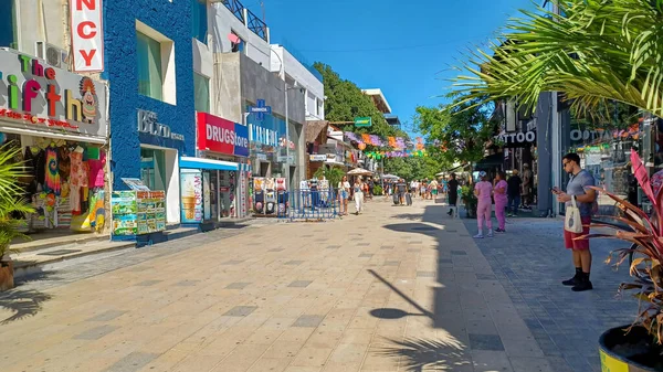 Playa del Carmen, Riviera Maya, Meksika - 15 Kasım 2023: Playa del Carmen 'deki 5.