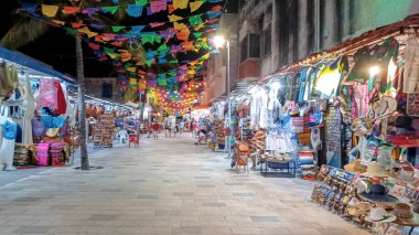 Playa del Carmen, Riviera Maya, Meksika - 15 Kasım 2023: Playa del Carmen 'deki 5.