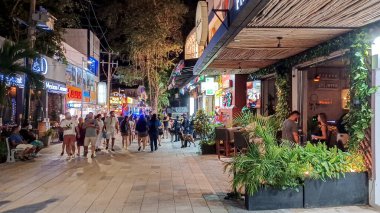 Playa del Carmen, Riviera Maya, Meksika - 15 Kasım 2023: Playa del Carmen 'deki 5.