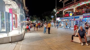 Playa del Carmen, Riviera Maya, Meksika - 15 Kasım 2023: Playa del Carmen 'deki 5.